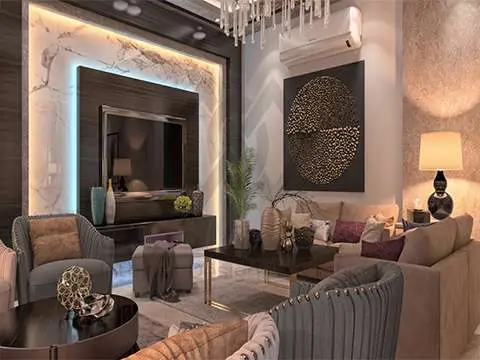 تصميم غرف معيشة مودرن